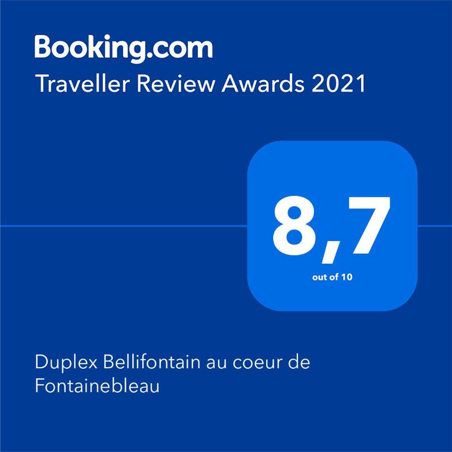 Duplex Bellifontain Au Coeur De Fontainebleau Leilighet Eksteriør bilde